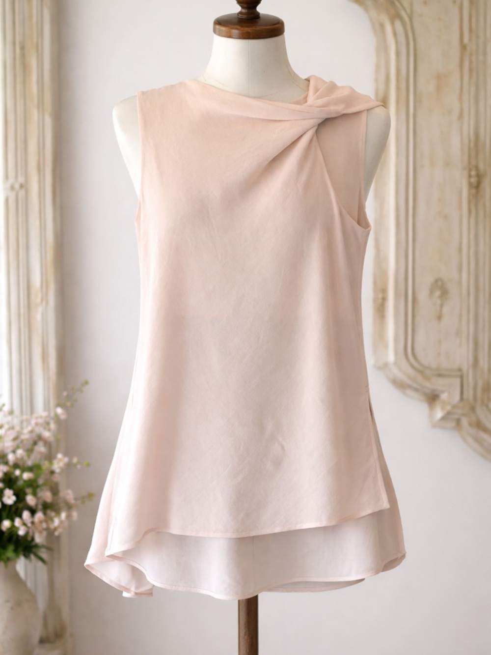 COS DRESS VEST NUDE TONE PERFECT L